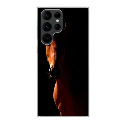 Produktbild von MuchoWow® Handyhülle Schutzhülle Hülle für Samsung Galaxy S22 Ultra Pferd - Licht - Porträt Silikon Softcase Handy Hülle - Abbildung