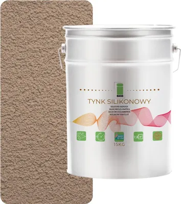 Produktbild von Silikonputz für Außenfassaden, Walnuss 1,5 mm Premium 15 kg