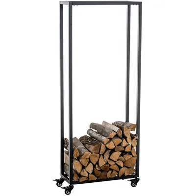 Produktbild von Kaminholzständer Hetta 25x40x150 cm - schwarz