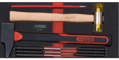 Image de Module d'outils de frappe, 9 pièces - KS TOOLS - 713.1102