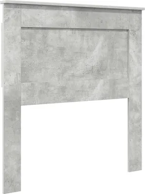 Produktbild von vidaXL Kopfteil mit Kopfteil Beton Grau 90 cm Holzwerkstoff