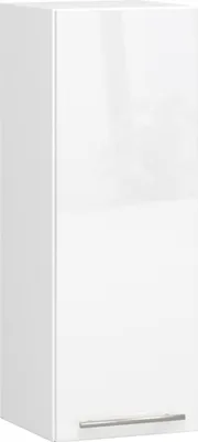 Produktbild von Hängeschrank Küchenschrank AKORD OLIWIA modular W30 Weiß 30 cm Tür 2 Ebenen Front Weiß Hochglanz B30 x H72 x T30 cm