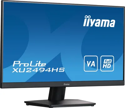 Produktbild von iiyama ProLite XU2494HS-B2, 60,5 cm (23.8"), 1920 x 1080 Pixel, Full HD, LED, 4 ms, Schwarz