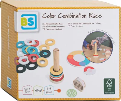 Produktbild von BS Toys Farb-Kombinationsrennen Spiel - LernspielHolz Kinder