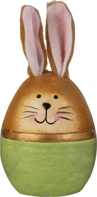 Produktbild von Mel-O-Design 9847 Osterhasen-Eier mit Stoffohren grün