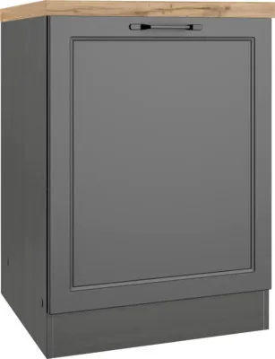 Produktbild von Held Möbel Unterschrank mit Drehtür Lübeck BxTxH 60 x 60 x 86 cm grau matt zerlegt 416.2.6331