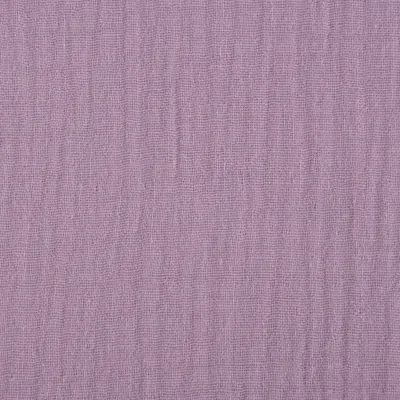 Produktbild von Musselin Stoff Baumwolle Meterware uni lila 1,30m Breite