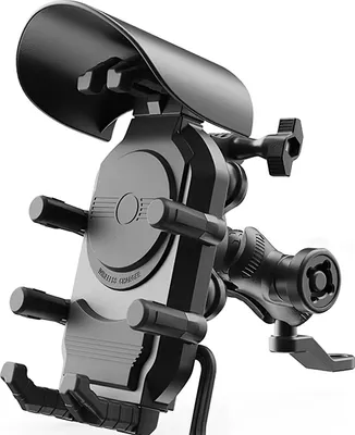 Motorrad-Handyhalterung mit 15W Wireless Charger & PD/USB-C