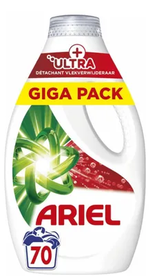 Immagine prodotto di Ariel Detersivo Liquido per Bucato + Smacchiatore Ultra - 70 Lavaggi