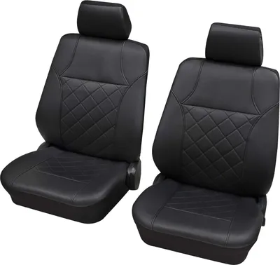 Produktbild von Auto Sitzbezüge für Vordersitze 4-teilig - Arizona schwarz, Eco Class mit SAB 2 | Autositzbezüge / Schonbezüge von PETEX