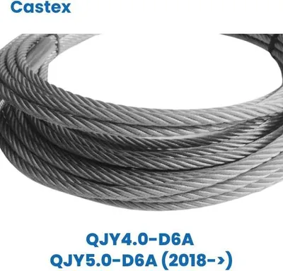 Image de Castex câble d'acier QJY4.0-5.0 D6A à partir de 2018 remplacement