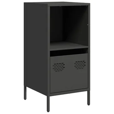 Zdjęcie produktu dla Szafka, czarna, 35x39x73,5 cm, stal walcowana na zimno