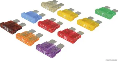 Image de Herth+Buss Elparts. Assortiment de fusibles plats, 10 pièces