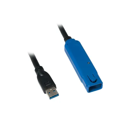 Immagine prodotto di Logilink USB Kabel A -> A St/Bu 10.00m sw Repeaterkabel