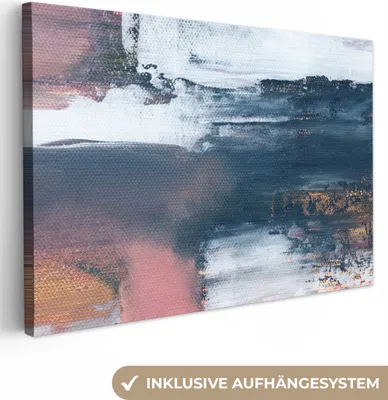 Obrázek produktu pro OneMillionCanvasses® - Obrazy na plátně - Abstraktní - Malba - Design, Nástěnný obraz, Nástěnná dekorace Obývací pokoj, 30x20cm