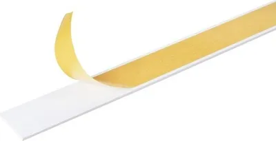 Produktbild von GAH-Alberts Flachstange selbstklebend, Weiß, Rechteckig, 1 Stück(e), Matt, 2,6 m, 2 cm