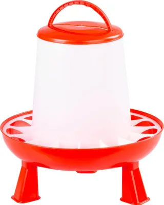 Obrázek produktu pro Krmítko Goodfarm, 6 kg, pro drůbež, plastové, s nožičkami, napáječka