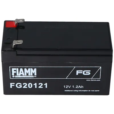 Produktbild von Fiamm FG20121 Akku 1200mAh Blei Akku 12 Volt mit 1200mAh, 2mal 4,8mm Steckkontakte