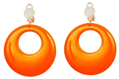 Produktbild von 80er Jahre Neon Ohrringe Orange