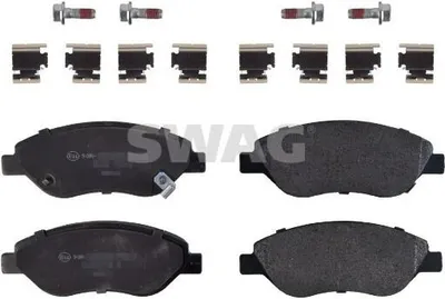 Produktbild von SWAG Bremsbeläge Satz Vorne Bremsklötze für FIAT TIPO Kombi (356) 33 10 1792