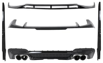 Produktbild von Aero-Bodykit für BMW X3 G01 M-Tech 2018–2020 Black Knight Design Stoßstange Lippe Spoiler.