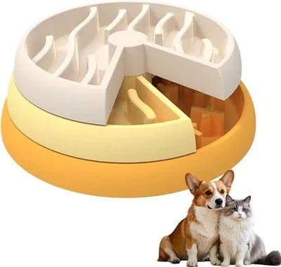 Produktbild von Famanu Futterstation Interaktive Puzzle mit 3 Ebenen - für kleine und mittelgroße Hunde und Katzen
