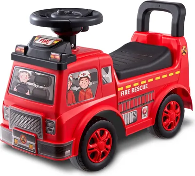 Productafbeelding van Loopauto, kinderauto, glijauto, loopfiets, rood, 52,5x22,5x37cm