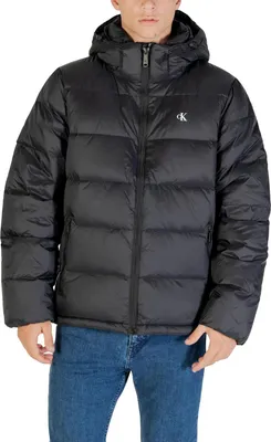 Immagine prodotto di Calvin Klein Giacca invernale da uomo con cappuccio nero: taglia - M Taglia: M
