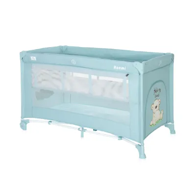 Zdjęcie produktu dla eczko turystyczne i kojec Lorelli NOEMI BLUE SURF TEDDY 2w1