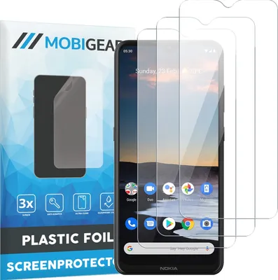Produktbild von Mobigear  Nokia 5.3 Displayschutz Schutzfolie - Hüllenfreundlich (3er Pack)