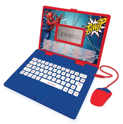 Produktbild von LEXIBOOK JC598SPi2 Spider-Man: Pädagogischer Laptop, zweisprachig (Spanisch/Englisch)
