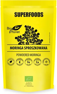 MORINGA SPROSZKOWANA BIO 150 g - BIO PLANET SUPERFOODS