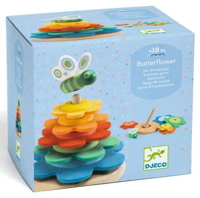 Obrázek produktu pro Montessori hračka: Otáčení květin a motýlů, Djeco