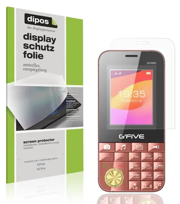 Immagine prodotto di 4x Pellicola Protettiva per GFive 16 Pro Protezione Schermo Antiriflesso dipos