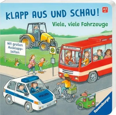 Produktbild von Klapp aus und schau! Viele, viele Fahrzeuge