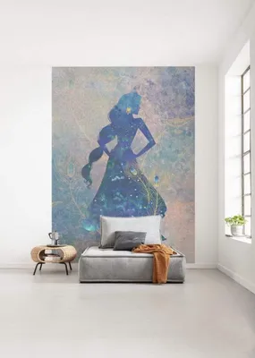 Immagine prodotto di Carta da parati in tessuto non tessuto Komar "Jasmine Silhouette" - dimensioni: 200 x 280 cm (larghezza x altezza), 4 pannelli