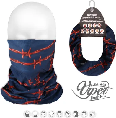 Produktbild von Multifunktionstuch Schlauchschal Halstuch Motorrad Mundschutz Fahrrad Bandana Nr.163