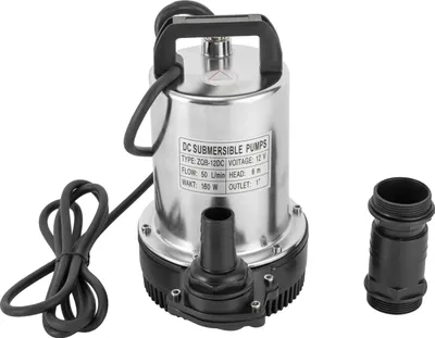 Image de Pompe submersible, fonctionnement silencieux, débit élevé, 12V, EU