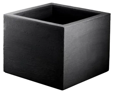 Produktbild von Pflanztopf Kubus quadratisch anthrazit aus Kunststoff (30 x 30 cm)