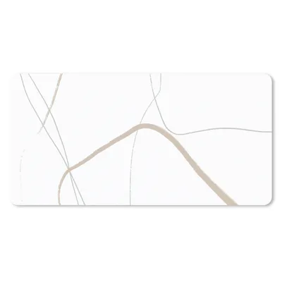 Produktbild von MuchoWow® Schreibtischunterlage Abstrakt - Minimalismus - Linienkunst 80x40 cm - XXL Mauspad - Gaming Mauspad