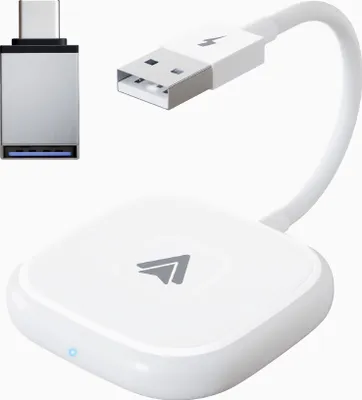 Produktbild von C63D Wireless Carplay Adapter Dongle mit USB-C Adapter für Auto System Radios