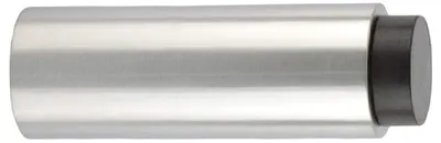 Produktbild von Türstopper Wandmontage 75 mm Edelstahl AISI 304 Gummi Schwarz I-198/75