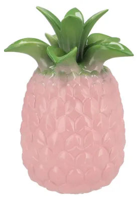 Produktbild von Blumenvase Tropical Pineapple - Ananasvase - rosa - D14 x H18 cm