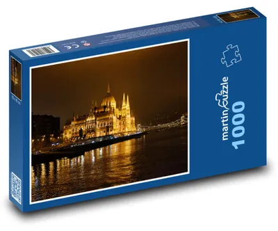 Obrázok produktu pre Puzzle 1000 Nočná Budapešť na Dunaji - martinpuzzle