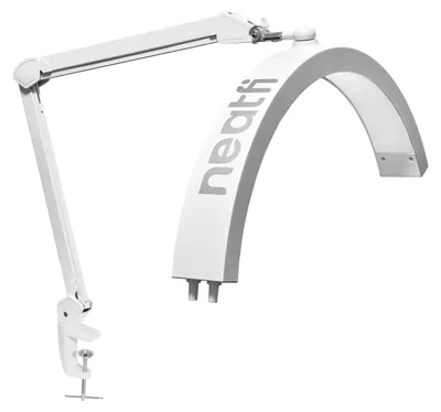 LED-Tischlampe mit Klemme, 2500 Lumen, CCT, Weiß