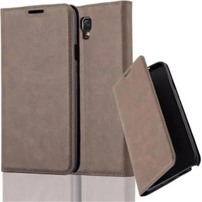 Image de Cadorabo Housse pour Samsung Galaxy NOTE 3 NEO Housse en marron Housse pour portable Etui Case Cover Fermeture magnétique