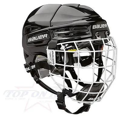 Zdjęcie produktu dla Kask hokejowy Bauer RE-AKT 100 Combo YTH White YTH