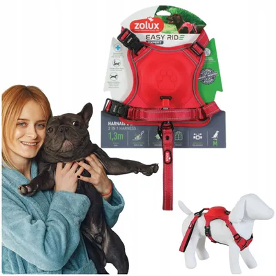 Image de Zolux EASYRIDE Harnais pour chien taille M rouge