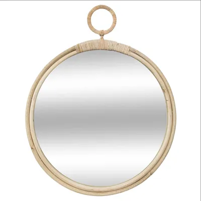 Image de Spiegel "gousset" rattan d38cm  - Atmosphera créateur d'intérieur