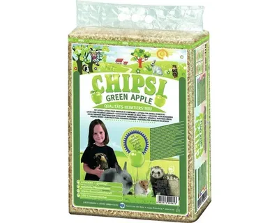 Productafbeelding van Persmateriaal: Chipsi Green Apple, 60 liter